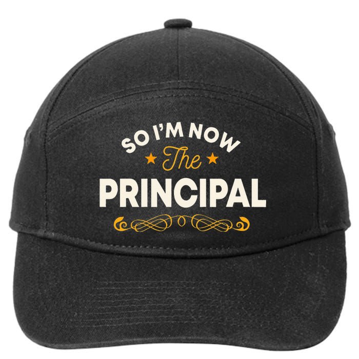 Principal School Director Head Teacher Instructor Headmaster 7-Panel Snapback Hat