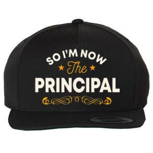 Principal School Director Head Teacher Instructor Headmaster Wool Snapback Cap