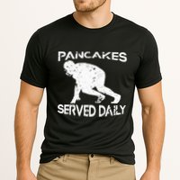 Pancakes Served Daily Funny Offensive Lineman Football Cooling Performance Crew T-Shirt