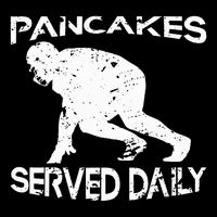 Pancakes Served Daily Funny Offensive Lineman Football Cooling Performance Crew T-Shirt