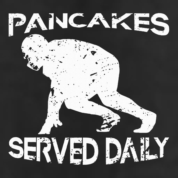 Pancakes Served Daily Funny Offensive Lineman Football 11oz C Handle Ceramic Mug