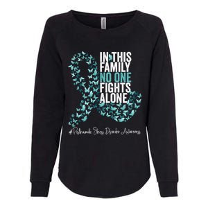 Posttraumatic Stress Disorder Awareness Month Teal Ribbon Great Gift Womens California Wash Sweatshirt