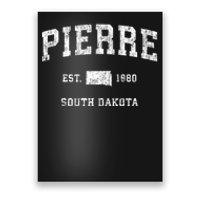 Pierre South Dakota Sd Vintage Sports Poster