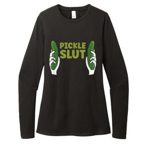 Pickle Slut Dill Pickle Womens CVC Long Sleeve Shirt