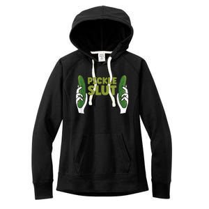 Pickle Slut Dill Pickle Women's Fleece Hoodie