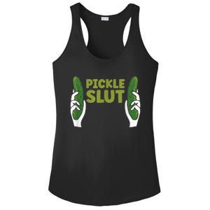 Pickle Slut Dill Pickle Ladies PosiCharge Competitor Racerback Tank