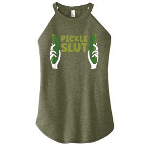 Pickle Slut Dill Pickle Women's Perfect Tri Rocker Tank