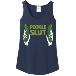 Pickle Slut Dill Pickle Ladies Essential Tank