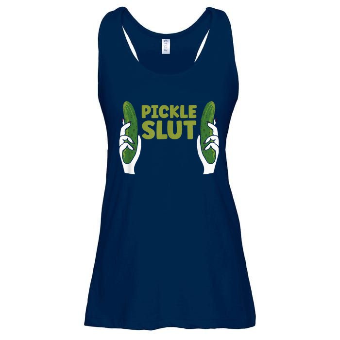 Pickle Slut Dill Pickle Ladies Essential Flowy Tank