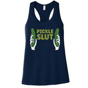 Pickle Slut Dill Pickle Women's Racerback Tank