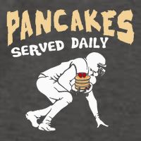 Pancakes Served Daily For Offensive Lineman & Football Lover Vector Backpack