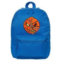 Pumpkin Skull Design Halloween Hooper Basketball Player 16 in Basic Backpack