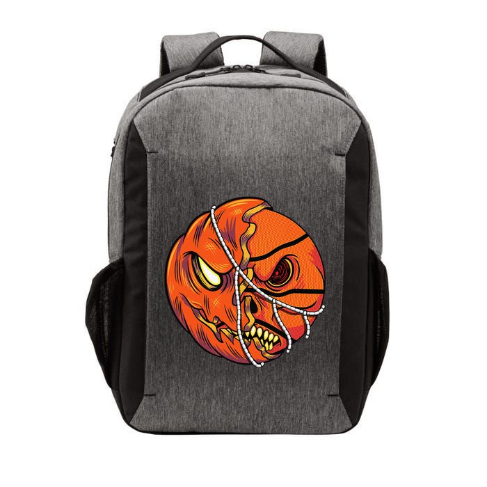 Pumpkin Skull Design Halloween Hooper Basketball Player Vector Backpack