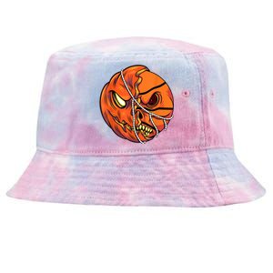 Pumpkin Skull Design Halloween Hooper Basketball Player Tie-Dyed Bucket Hat