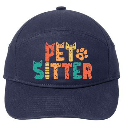 Pet Sitter Dog Watcher Walker Groomer 7-Panel Snapback Hat