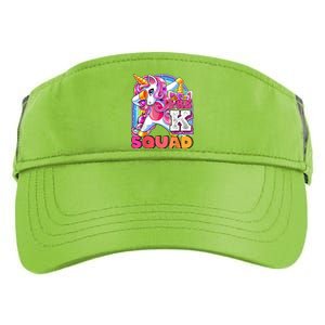 PreK Squad Dabbing Unicorn Back To School Girl Gift Adult Drive Performance Visor