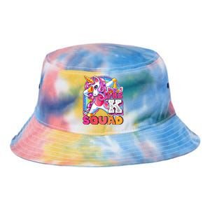 PreK Squad Dabbing Unicorn Back To School Girl Gift Tie Dye Newport Bucket Hat