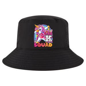 PreK Squad Dabbing Unicorn Back To School Girl Gift Cool Comfort Performance Bucket Hat