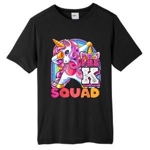 PreK Squad Dabbing Unicorn Back To School Girl Gift Tall Fusion ChromaSoft Performance T-Shirt