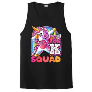 PreK Squad Dabbing Unicorn Back To School Girl Gift PosiCharge Competitor Tank