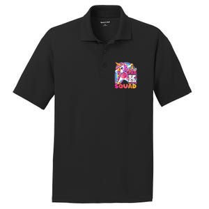 PreK Squad Dabbing Unicorn Back To School Girl Gift PosiCharge RacerMesh Polo