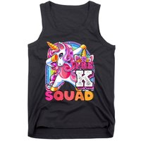 PreK Squad Dabbing Unicorn Back To School Girl Gift Tank Top