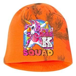 PreK Squad Dabbing Unicorn Back To School Girl Gift Kati - Camo Knit Beanie