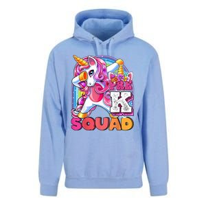 PreK Squad Dabbing Unicorn Back To School Girl Gift Unisex Surf Hoodie