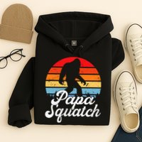 Papa Squatch Dad Bigfoot Sasquatch Plus Size Hoodie