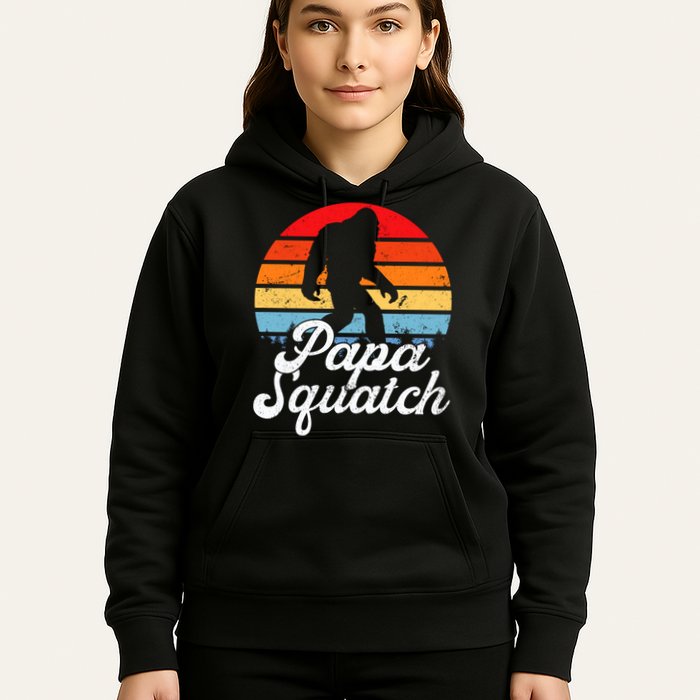 Papa Squatch Dad Bigfoot Sasquatch Plus Size Hoodie