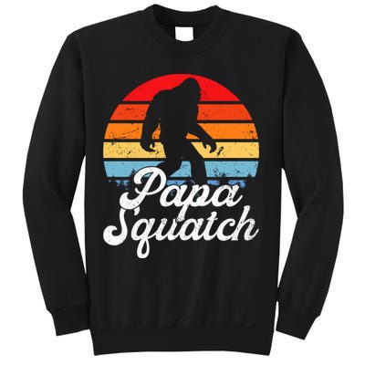 Papa Squatch Dad Bigfoot Sasquatch Plus Size Sweatshirt