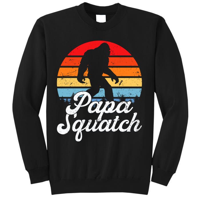 Papa Squatch Dad Bigfoot Sasquatch Plus Size Sweatshirt