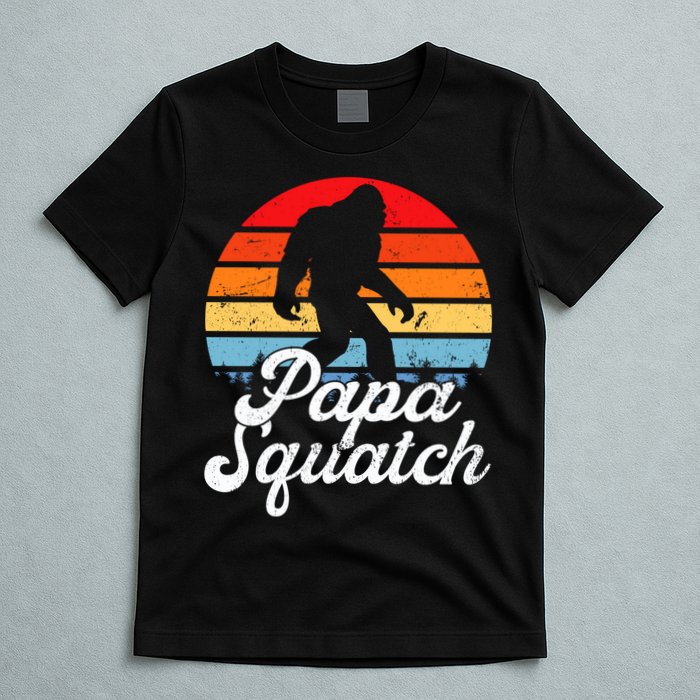 Papa Squatch Dad Bigfoot Sasquatch Plus Size T-Shirt