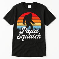 Papa Squatch Dad Bigfoot Sasquatch Plus Size Tall T-Shirt