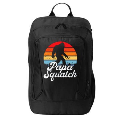 Papa Squatch Dad Bigfoot Sasquatch Plus Size City Backpack