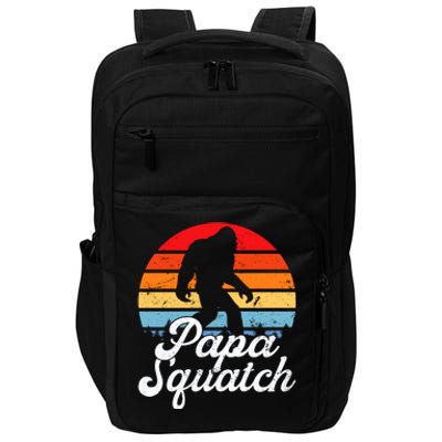 Papa Squatch Dad Bigfoot Sasquatch Plus Size Impact Tech Backpack