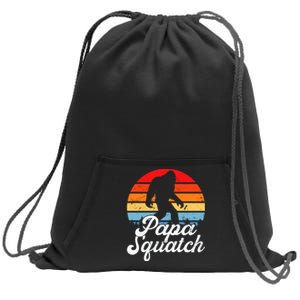 Papa Squatch Dad Bigfoot Sasquatch Plus Size Sweatshirt Cinch Pack Bag