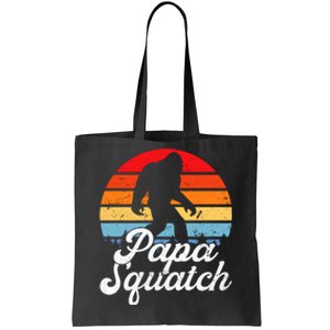 Papa Squatch Dad Bigfoot Sasquatch Plus Size Tote Bag