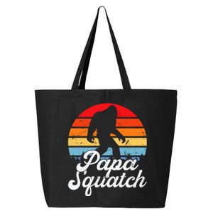 Papa Squatch Dad Bigfoot Sasquatch Plus Size 25L Jumbo Tote