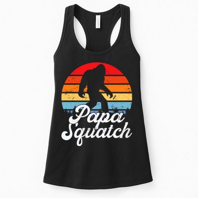 Papa Squatch Dad Bigfoot Sasquatch Plus Size Womens Tank Top