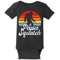 Papa Squatch Dad Bigfoot Sasquatch Plus Size Baby Bodysuit