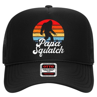 Papa Squatch Dad Bigfoot Sasquatch Plus Size Trucker Hat
