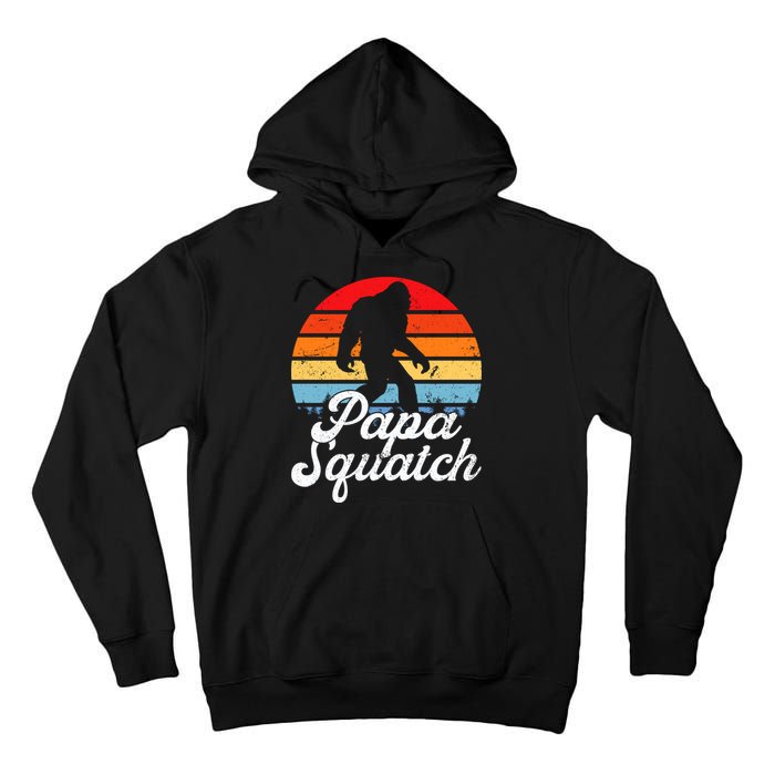 Papa Squatch Dad Bigfoot Sasquatch Plus Size Tall Hoodie