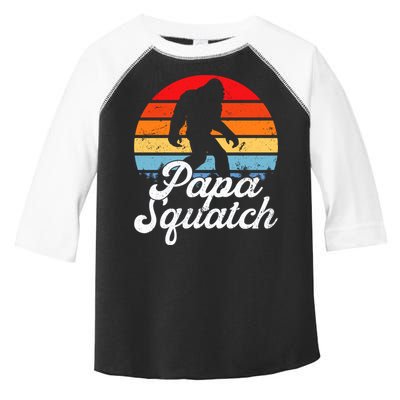 Papa Squatch Dad Bigfoot Sasquatch Plus Size Toddler Fine Jersey T-Shirt