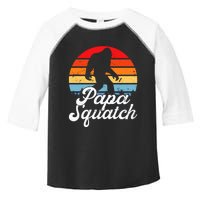 Papa Squatch Dad Bigfoot Sasquatch Plus Size Toddler Fine Jersey T-Shirt