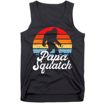 Papa Squatch Dad Bigfoot Sasquatch Plus Size Tank Top