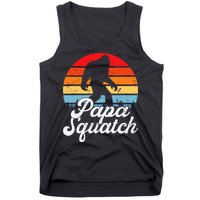 Papa Squatch Dad Bigfoot Sasquatch Plus Size Tank Top