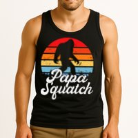Papa Squatch Dad Bigfoot Sasquatch Plus Size Tank Top