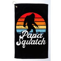 Papa Squatch Dad Bigfoot Sasquatch Plus Size Golf Towel
