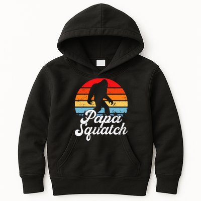 Papa Squatch Dad Bigfoot Sasquatch Plus Size Kids Hoodie